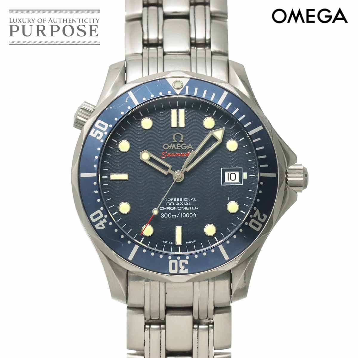 オメガ OMEGA シーマスター プロフェッショナル 300 コーアクシャル クロノメーター 2220 80 メンズ デイト 自動巻き Seamaster 90327961