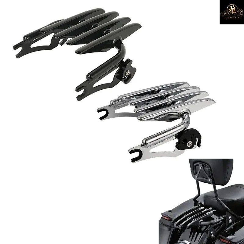 ハーレーダビッドソン ツーリング ロードグライド ストリートグライド 2009-2024年モデル用 着脱式モーターサイクルラック