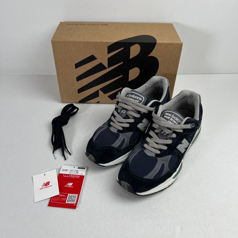 【中古品】 New Balance ニューバランス U991NV2 カラーグレー GRAY SIZE:26.5cm スニーカー 靴 【162-260527-ky-03-fuzh】