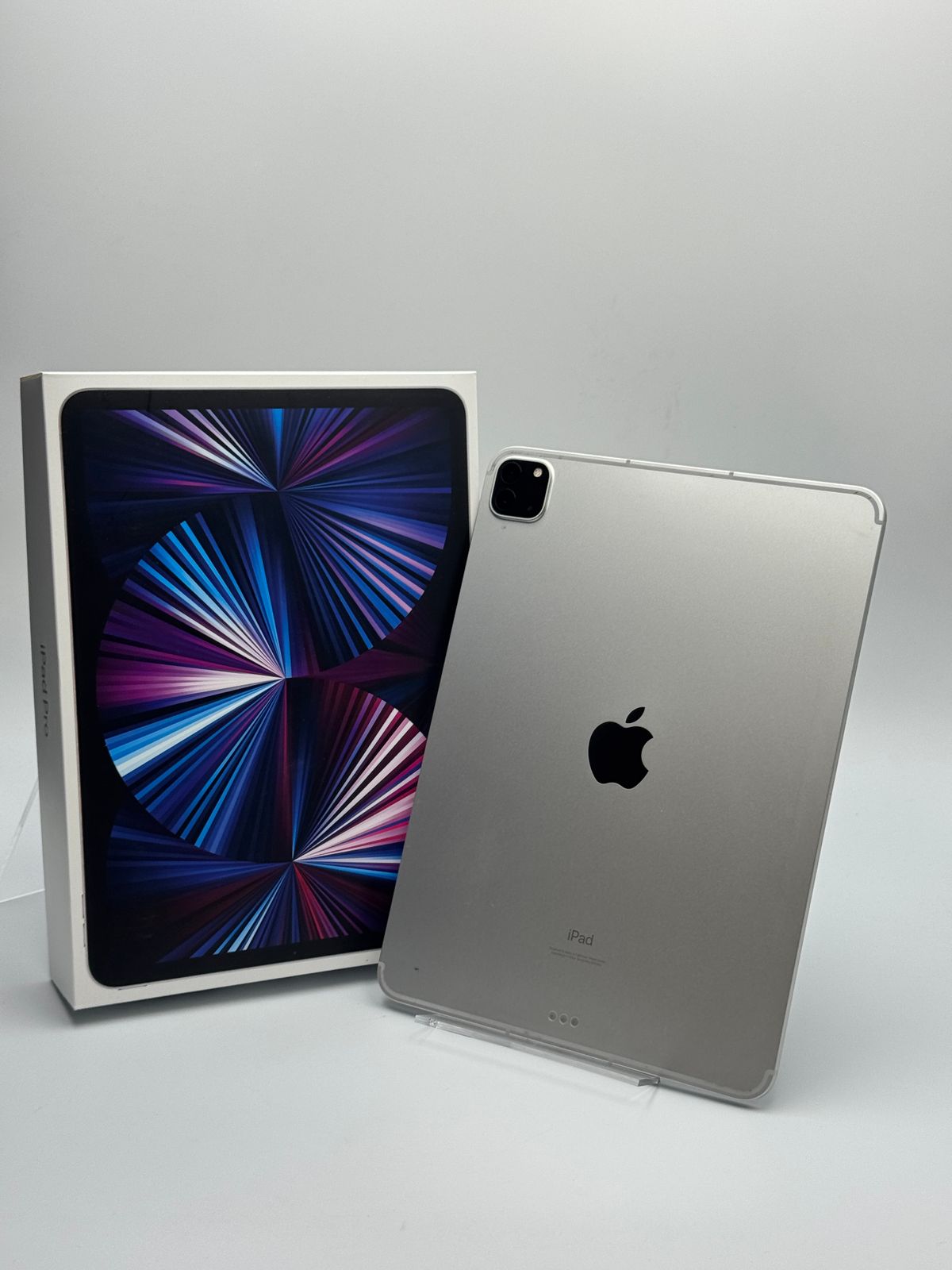 【箱付き中古C】iPad Pro 11-inch 第3世代 256GB シルバー wifi+Cellular バッテリー【85%】 SIMフリー 白ロム