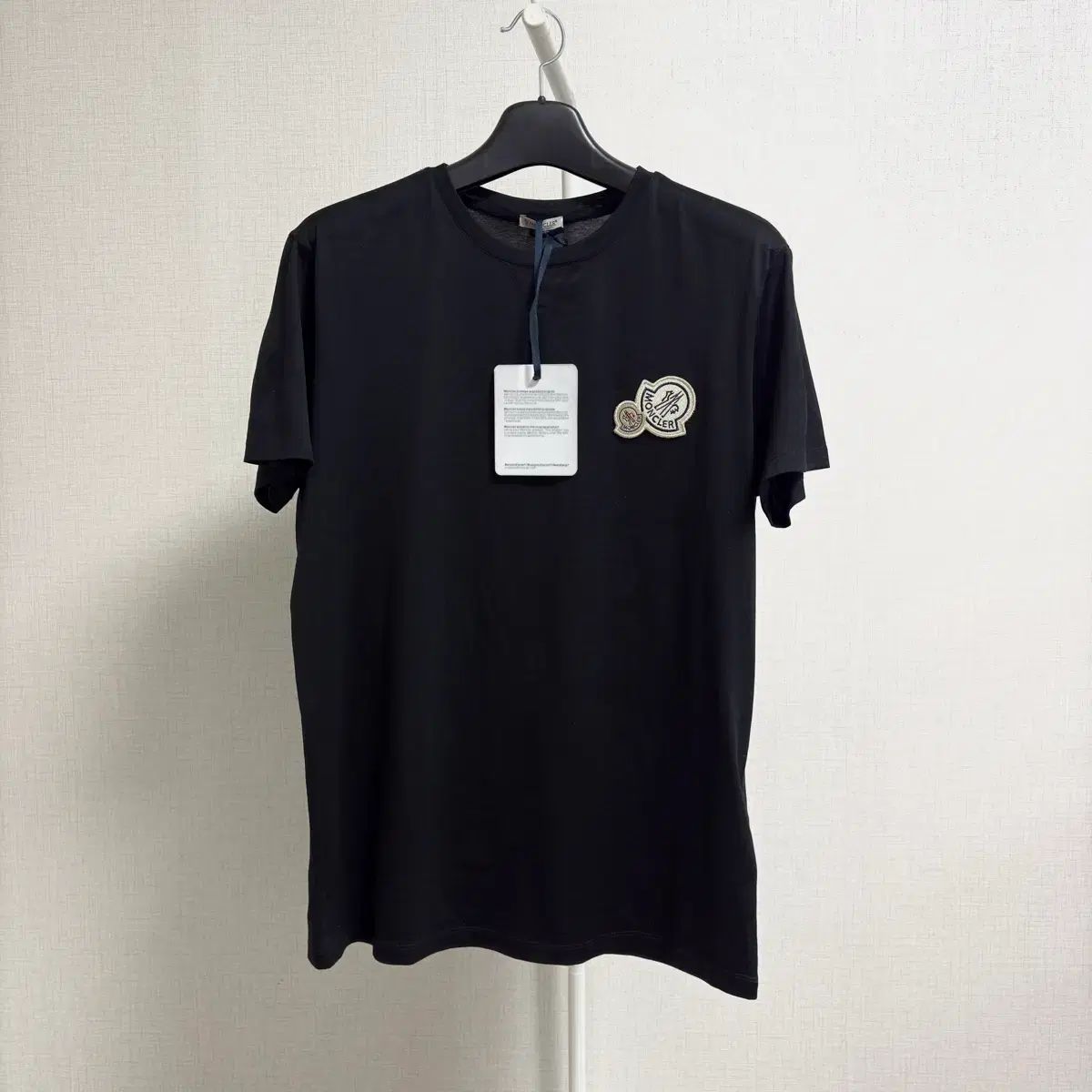 XL/新モデル モンクレール ダブルワッペン 半袖Tシャツ ブラック 28,694円