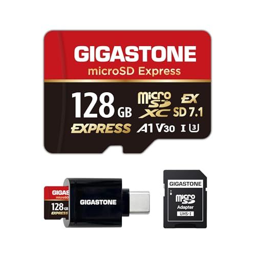 【新品】【Switch 2 専用設計】GIGASTONE 128GB microSD Express microSDカード SD7.1 読み取り速度/書き込み速度最大 880/500MB/s A1 V30 U3 Type-Cカードリーダー付き 5a493bc8