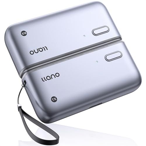 【新品】「2025年新登場 世界最小クラス」llano ワイヤレスhdmi 無線 送受信機セット 最大50m無線伝送 日本技適認証取得 1080P/2.4G/5G超低遅延 音画同期 ミラー＆拡張モード搭載 Type-C充電対応 WIFI&設定 79a2598f