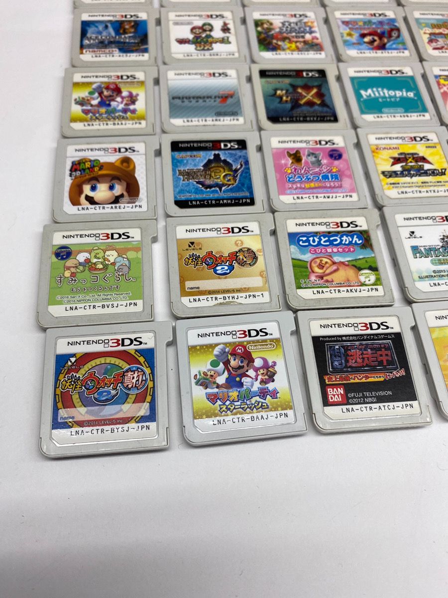 ＤＳ&3ＤＳ　ソフトまとめ売り　153個　ダブり有 Nintendo 3DSソフト 29点セット まとめ売り - メルカリ