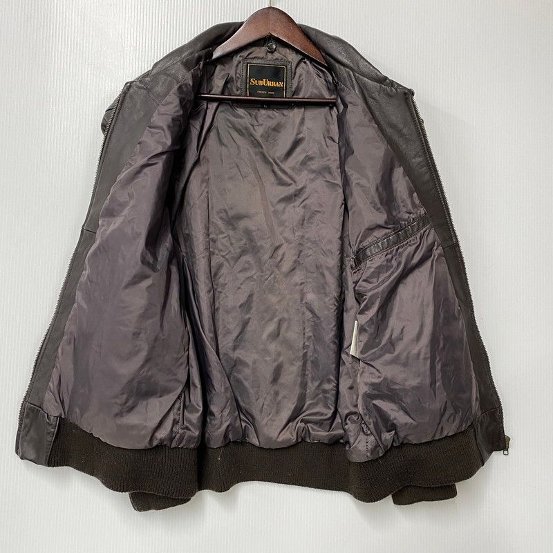 中古品】 SUB URBAN サブアーバン 90S COW LEATHER BLOUSON JACKET