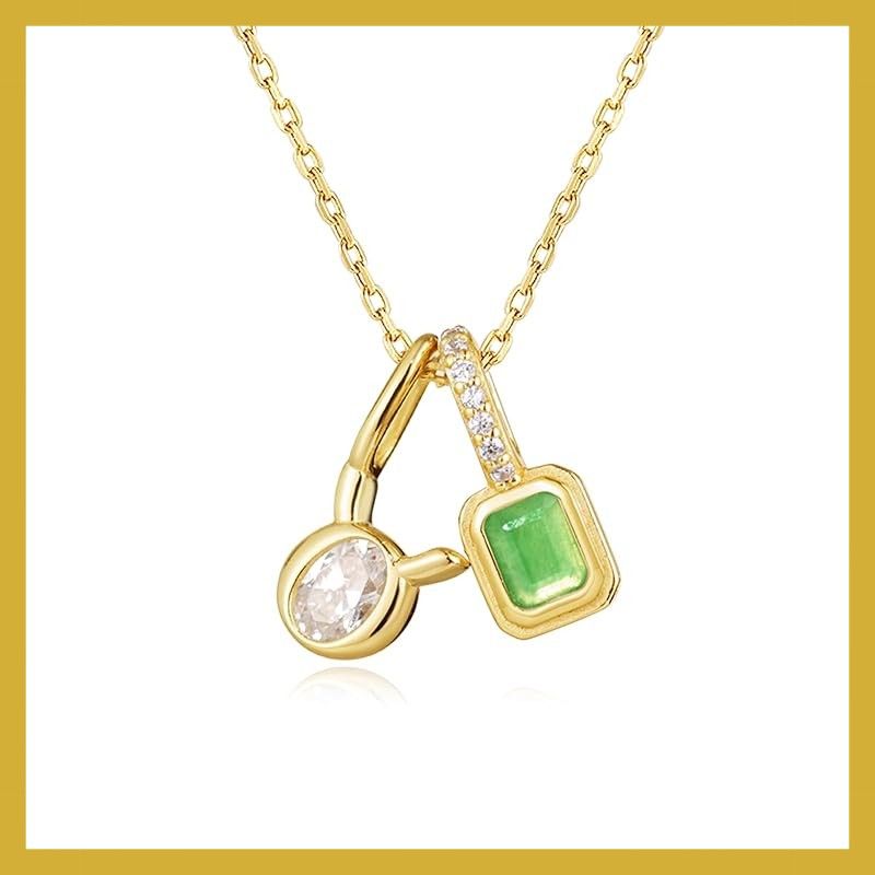 [ARSIS] ネックレス シルバーS925 星座記号 12ヵ月 誕生石 1粒 小ぶり 金属アレルギー対応 レディース 錆びない ペンダント シルバーチェーン付き 最高級ジルコニア かわいい 女性 ジュエリー 人気 クリスマス 記念日 誕生日 プレゼント ギフ