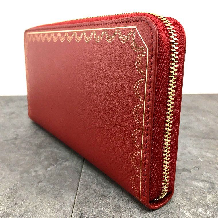 極美品 Cartier ガーランドドゥカルティエ L3001709 長財布 24 - メルカリ