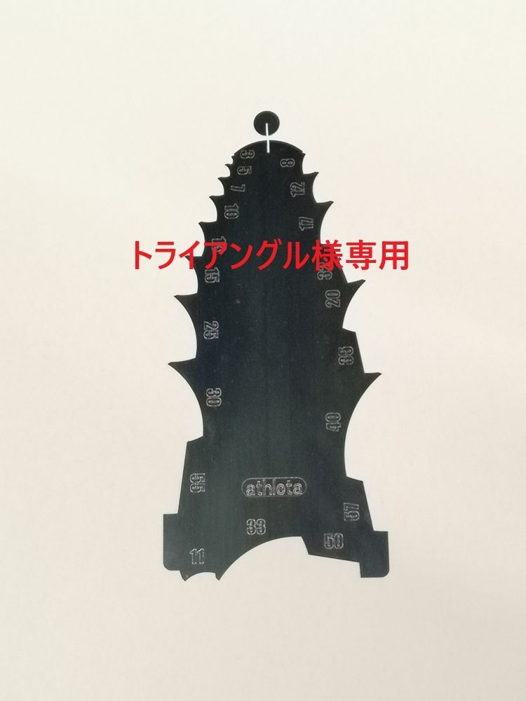 トライアングル様専用　板金　ケガキゲージ　リボン鋼　左右兼用　レーザーカット品　/　保温　断熱　ハッカー【3.8】ステンレス