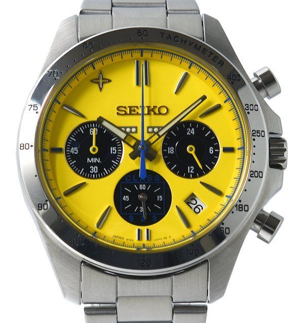 箱付 美品 SEIKO セイコー 923形 ドクターイエロー 運行20周年記念ウオッチ 8T63-01E0 限定5000本 クォーツ メンズ