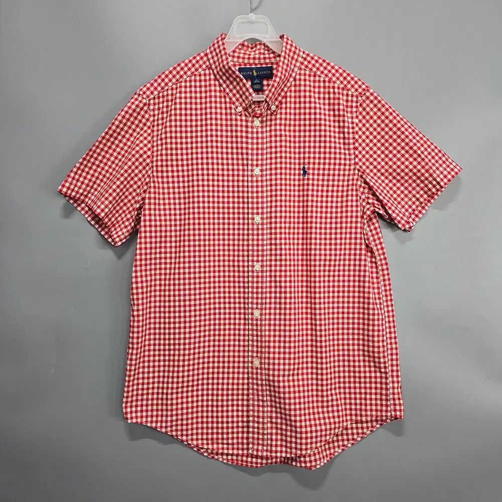 POLO RALPH LAUREN ポロラルフローレン レッド ギンガム CHECK 半袖 シャツ 95 6,323円