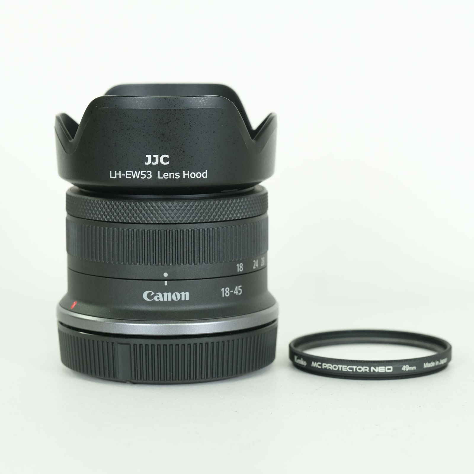 [美品 | フード・フィルター付] Canon RF-S 18-45mm F4.5-6.3 IS STM | Canon RFマウント