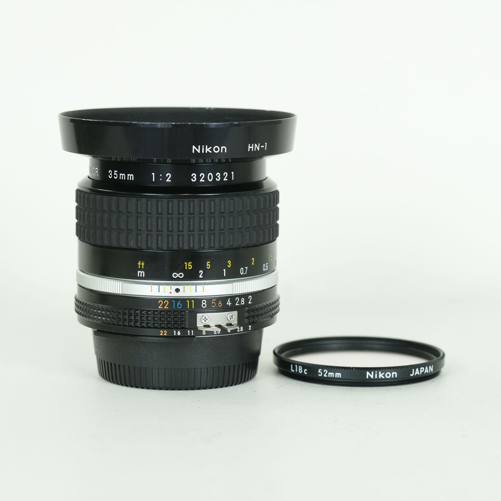 [良品 | フード・フィルター付] Nikon AI Nikkor 35mm F2S | Nikon Fマウント