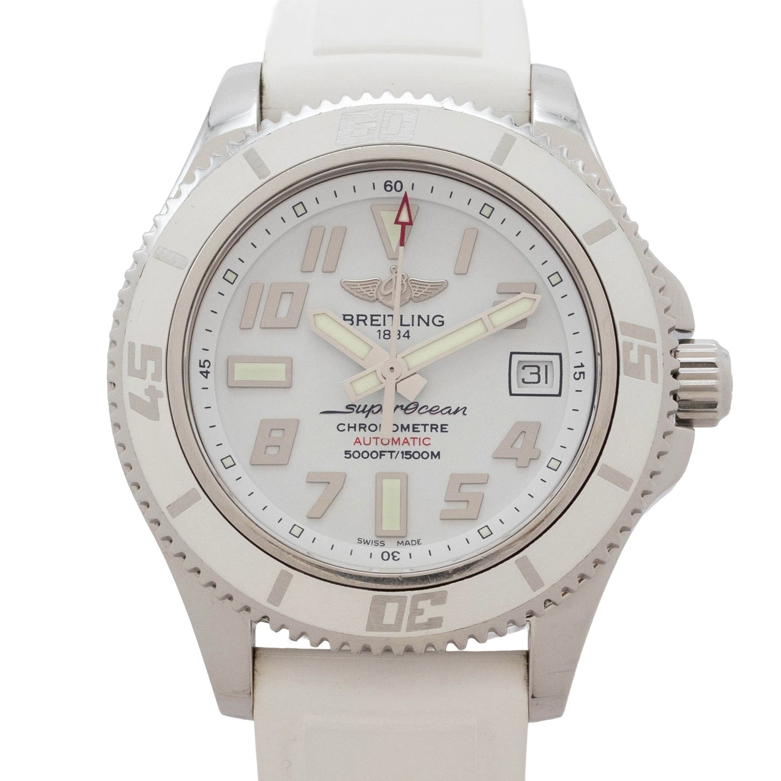 【箱・保証書付き】 ブライトリング BREITLING スーパーオーシャン A17364 Breitling Superocean 自動巻き 腕時計 メンズ・ユニセックス 白