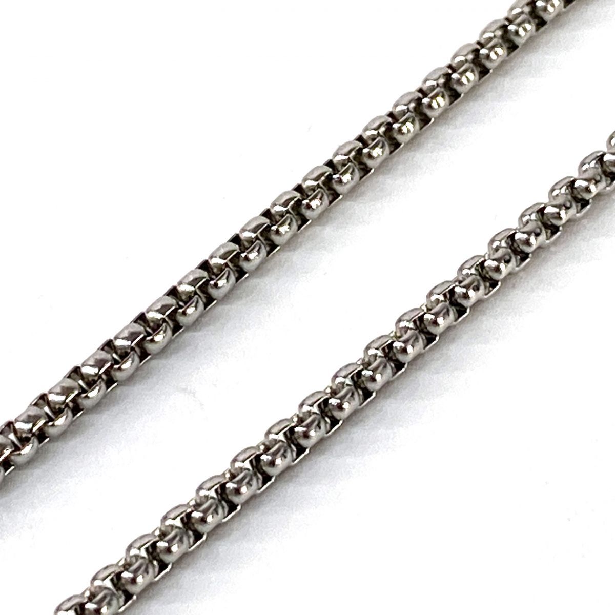 DIESEL ディーゼル ダブルリングネックレス DX116800DJW ※中古 - メルカリ
