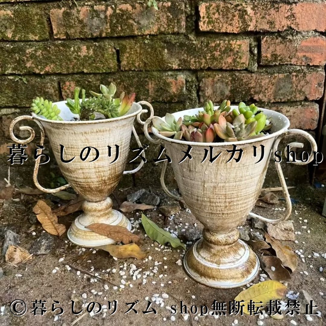 プランター 排水ホール付き 植木鉢 フラワーポット 地中海風 ガーデンポット アイアン製 プランターカバー テクスチャード仕上げ アンティーク調 ガーデン装飾 バルコニー装飾 屋外用植木鉢 観葉植物 多肉植物 花壇装飾 ベランダガーデニング 庭づくり