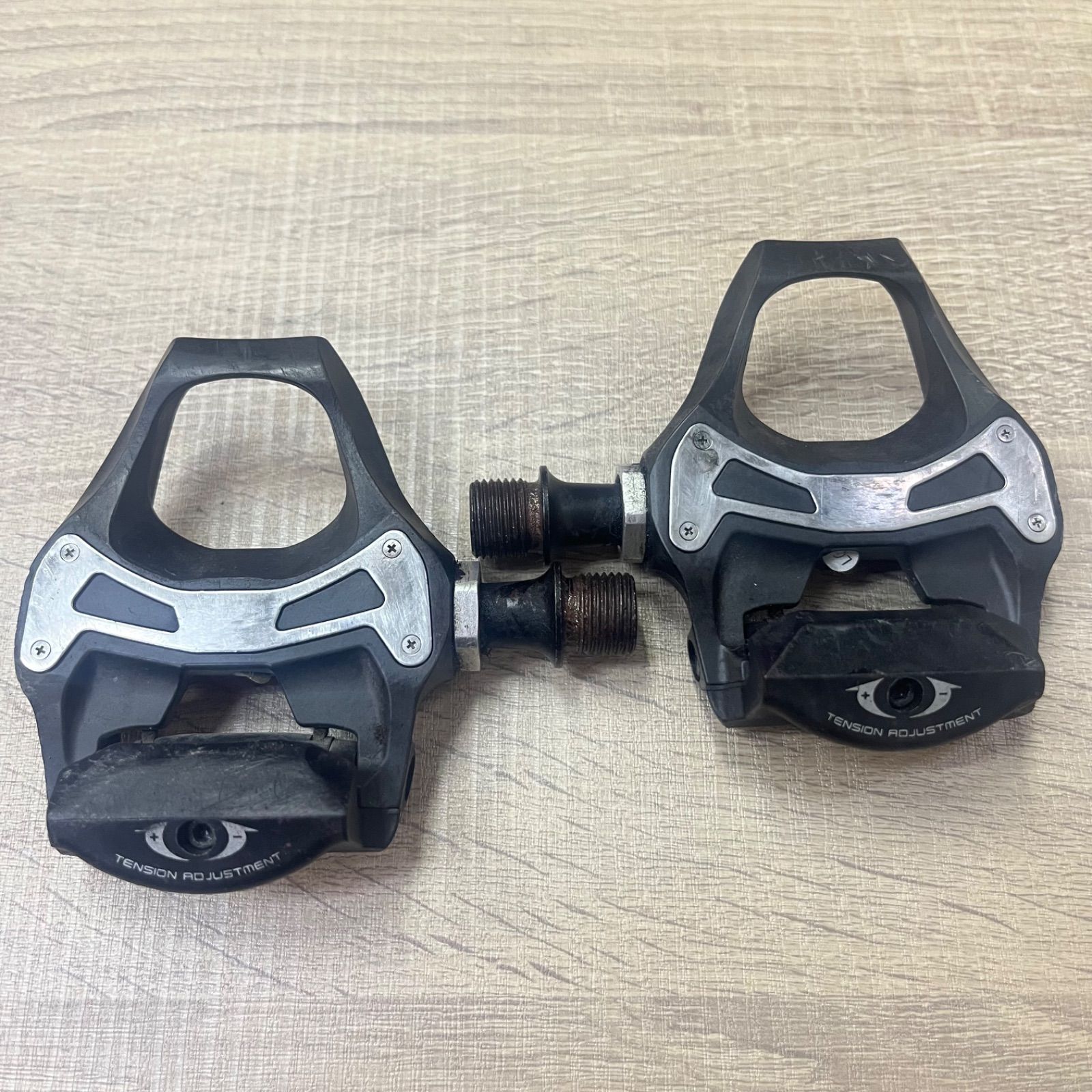 c0649USEDSHIMANO シマノ 105 PD-5700-C SPD-SL ビンディングペダル 