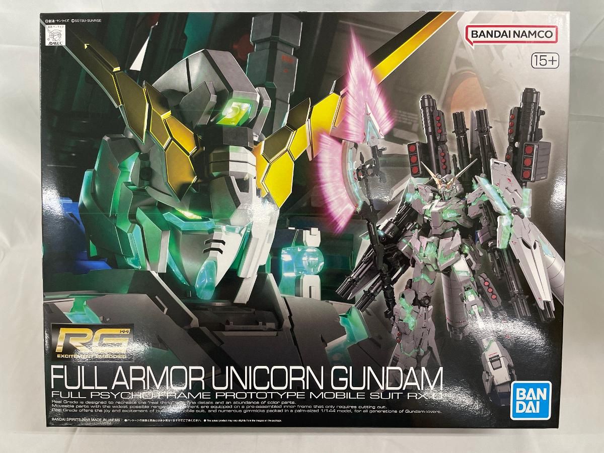 【未開封】RG 機動戦士ガンダムUC フルアーマー・ユニコーンガンダム 1/144スケール 色分け済みプラモデル 6,145円