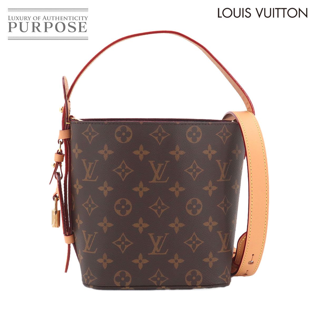 未使用 展示品 ルイ ヴィトン LOUIS VUITTON モノグラム オールイン BB 2way ハンド ショルダー バッグ ブラウン M12925 90316634