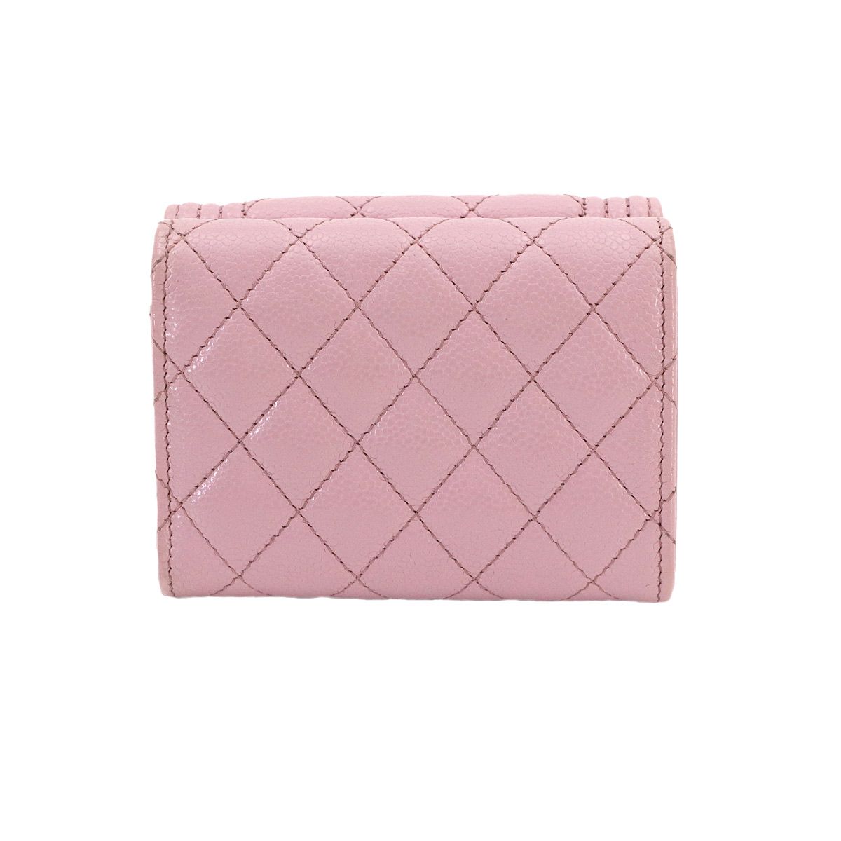 シャネル CHANEL ボーイシャネル スモール フラップ ウォレット 三