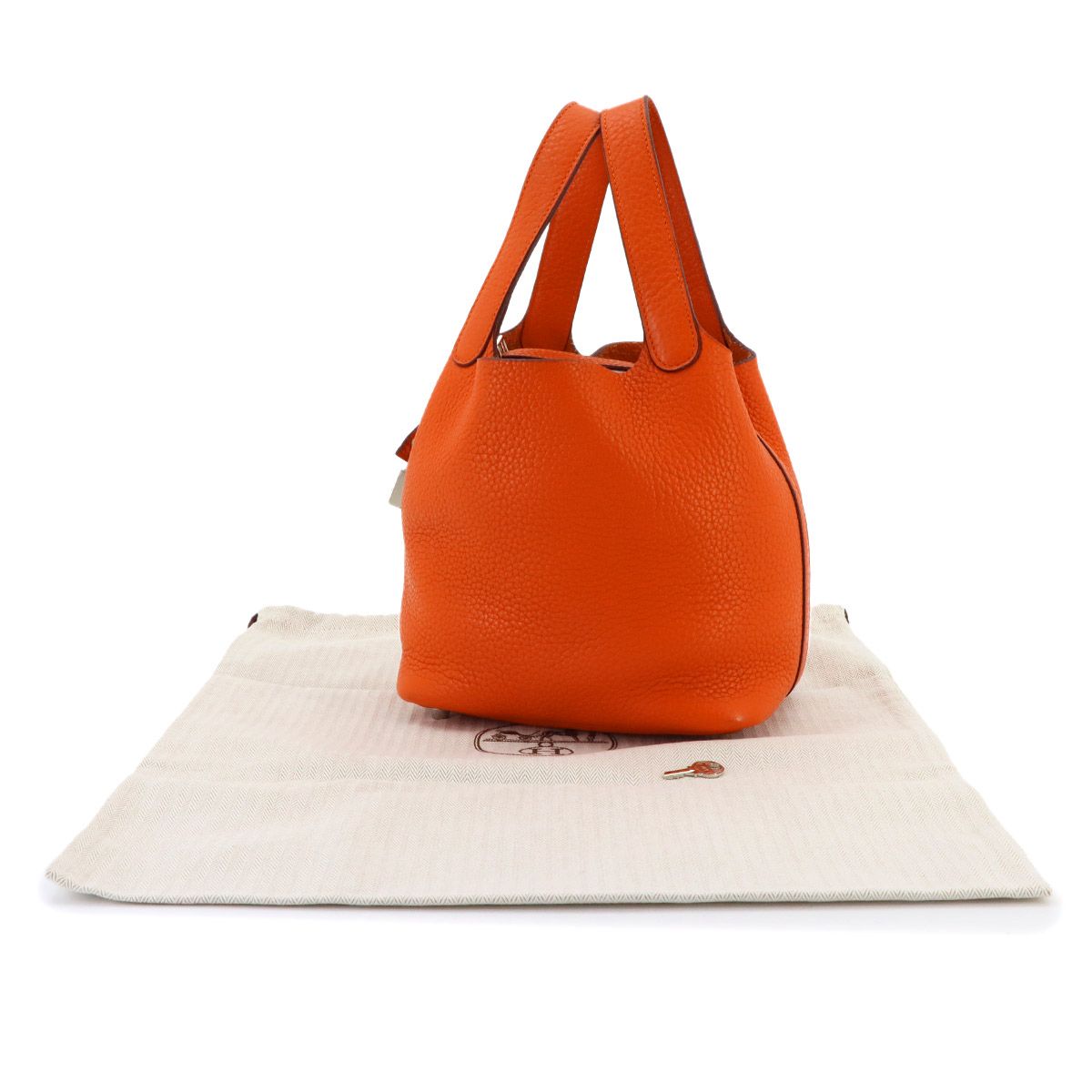 エルメス HERMES ピコタンロック PM ハンド バッグ トリヨンクレマンス
