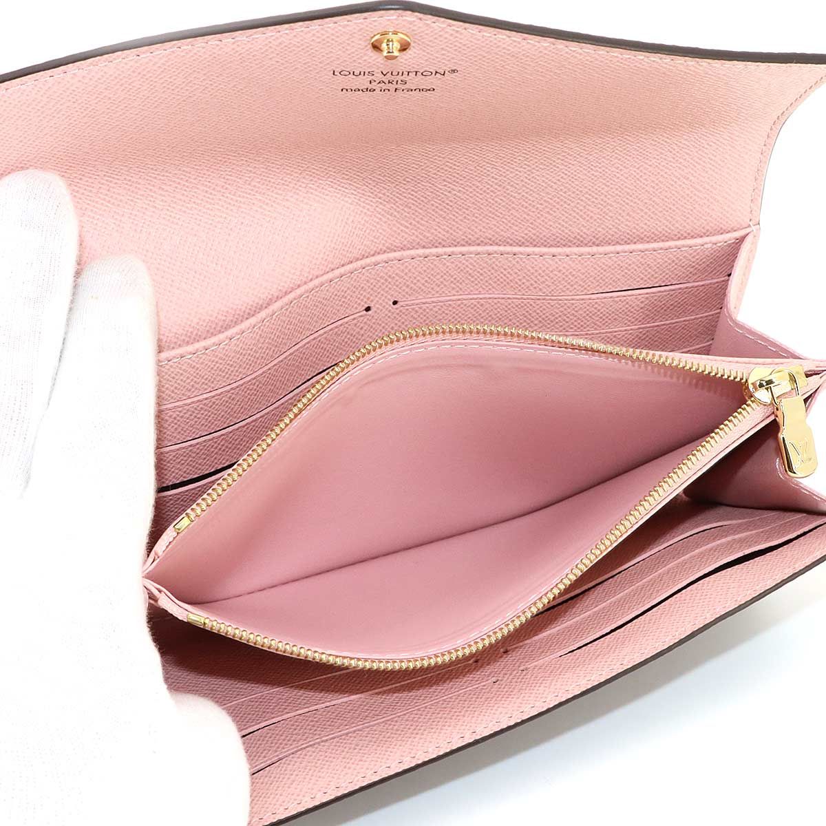 ルイヴィトン　モノグラム　ポルトフォイユ サラ　ローズバレリーヌ　美品 未使用 展示品 ルイ ヴィトン LOUIS VUITTON モノグラム