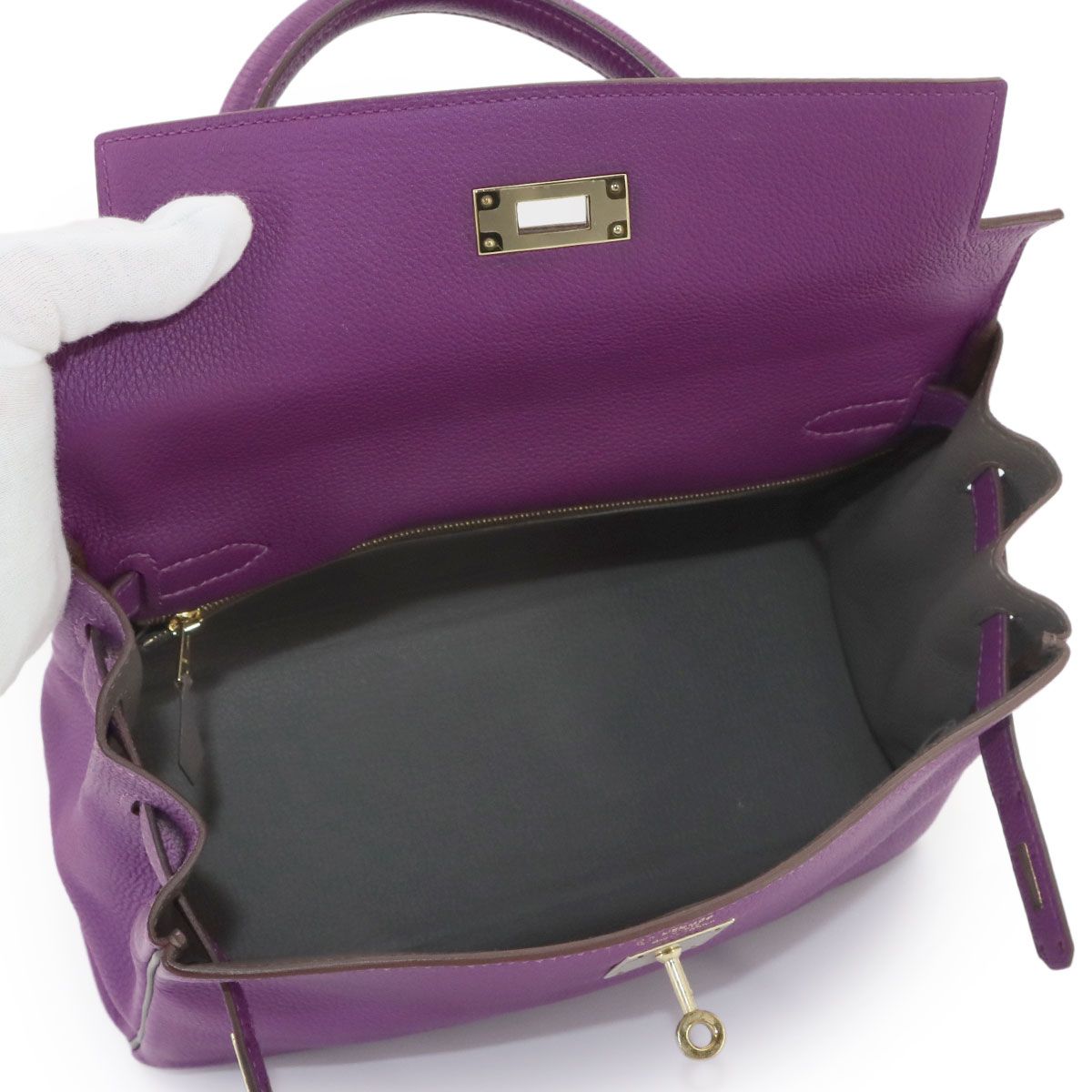 未使用 展示品 エルメス HERMES ケリー 28 パーソナル SPO トゴ アネモネ エタン 2way ハンド ショルダー バッグ 内縫い C刻印 90327004 未使用 展示品 エルメス HERMES ケリー 28 パーソナル SPO トゴ アネモネ エタン 2way ハンド ショルダー バッグ 内縫い C刻印 90327004