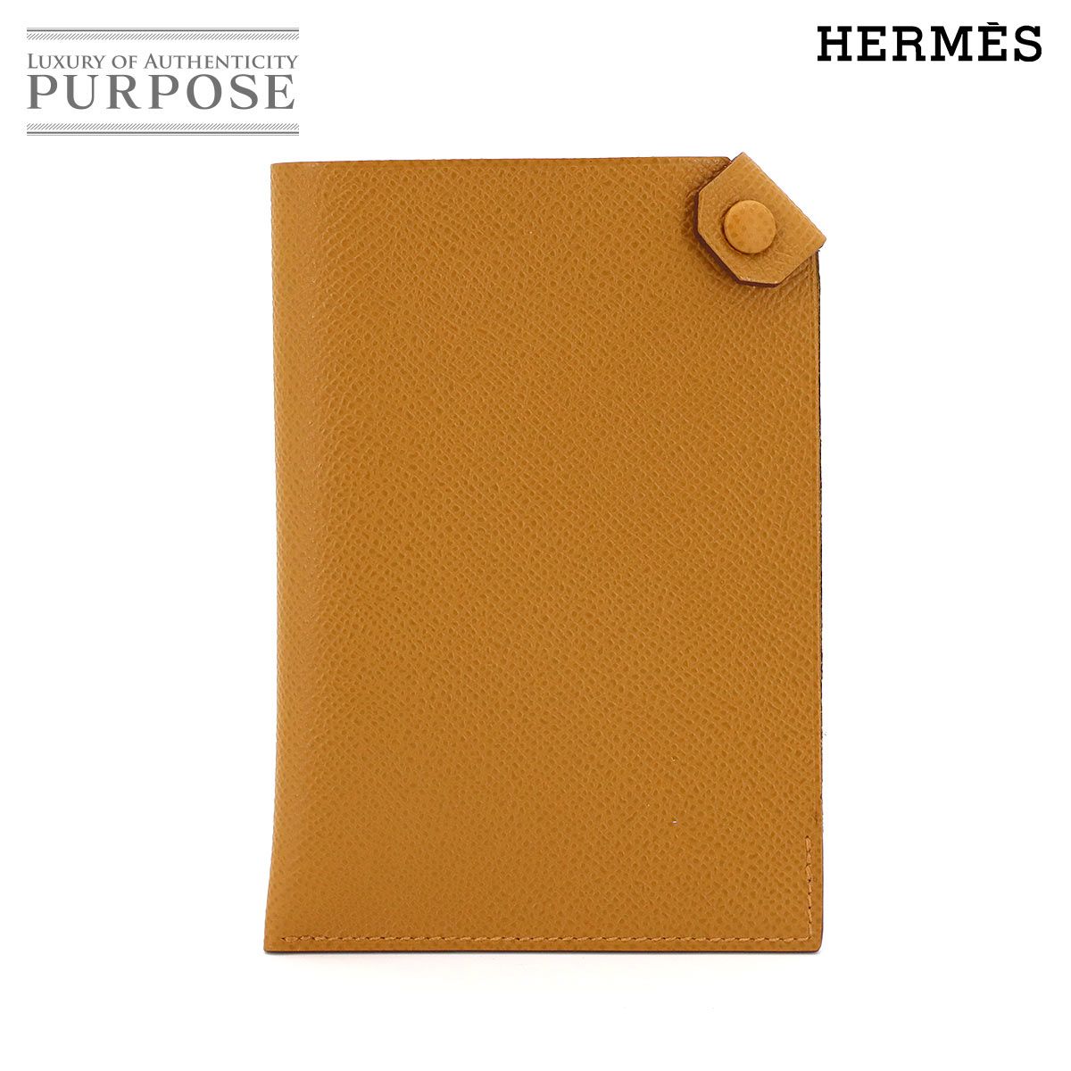 未使用 展示品 エルメス HERMES ターマック PM パスポートケース エプソン ナチュラルサブレ B刻印 Tarmac PM 90327025