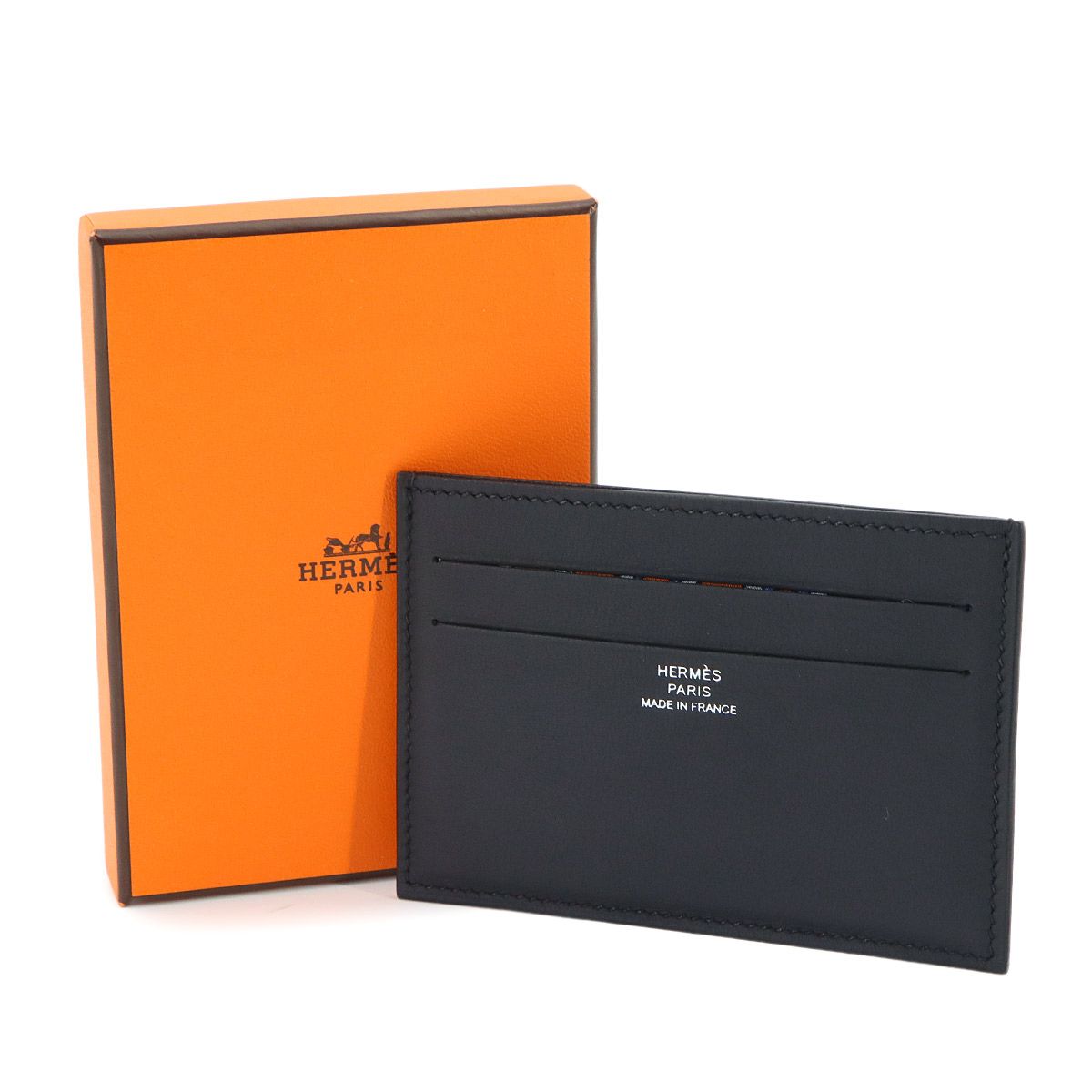 未使用 展示品 エルメス HERMES シチズン ツイル カードケース 名刺