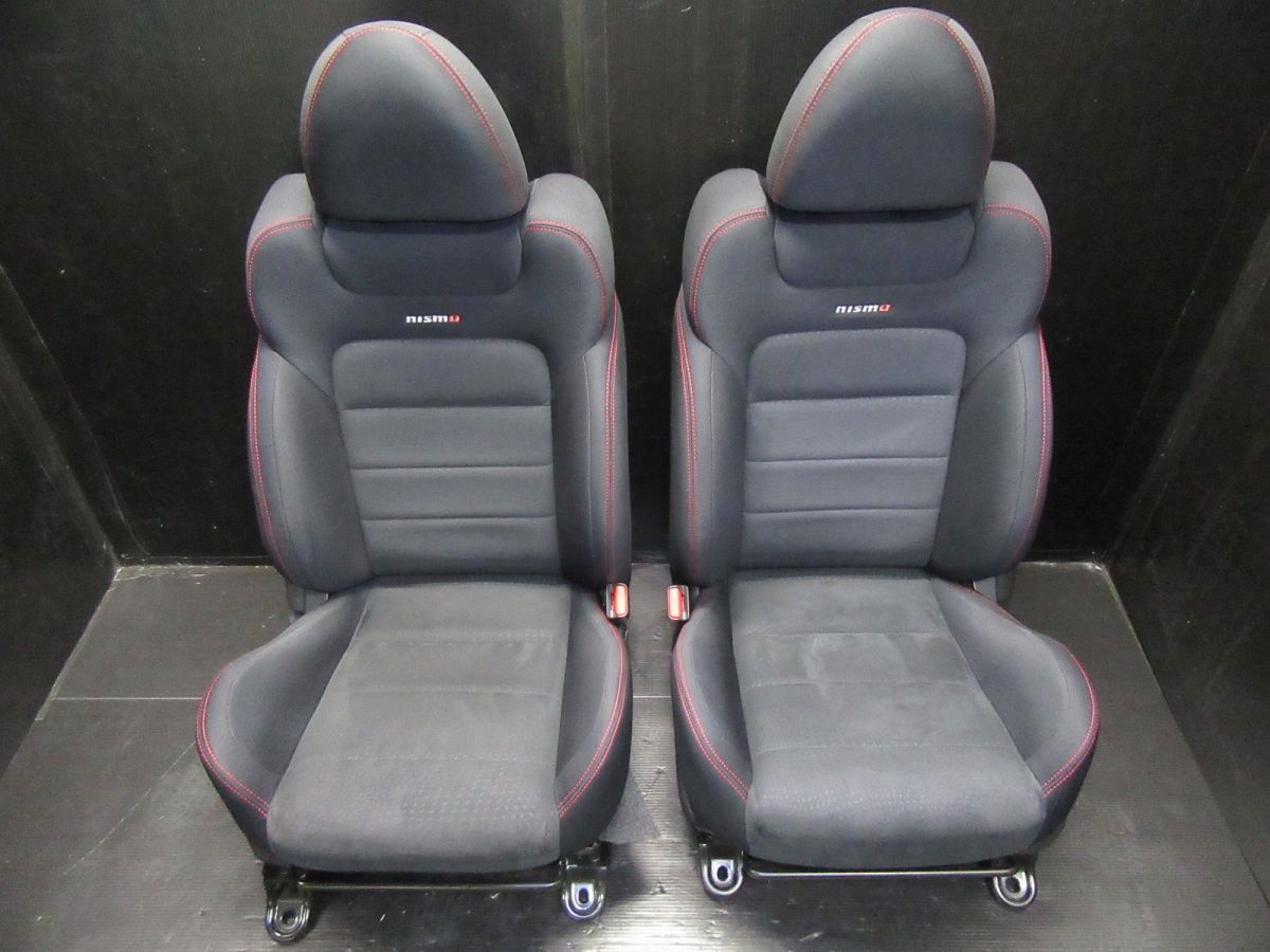 日産 K13改 マーチ ニスモS nismo-s 純正 左右フロントシート 運転席 助手席
