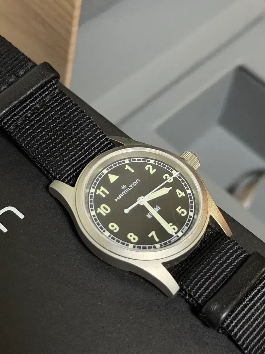 HAMILTON ハミルトン カーキ フィールド ブラック 時計 33mm