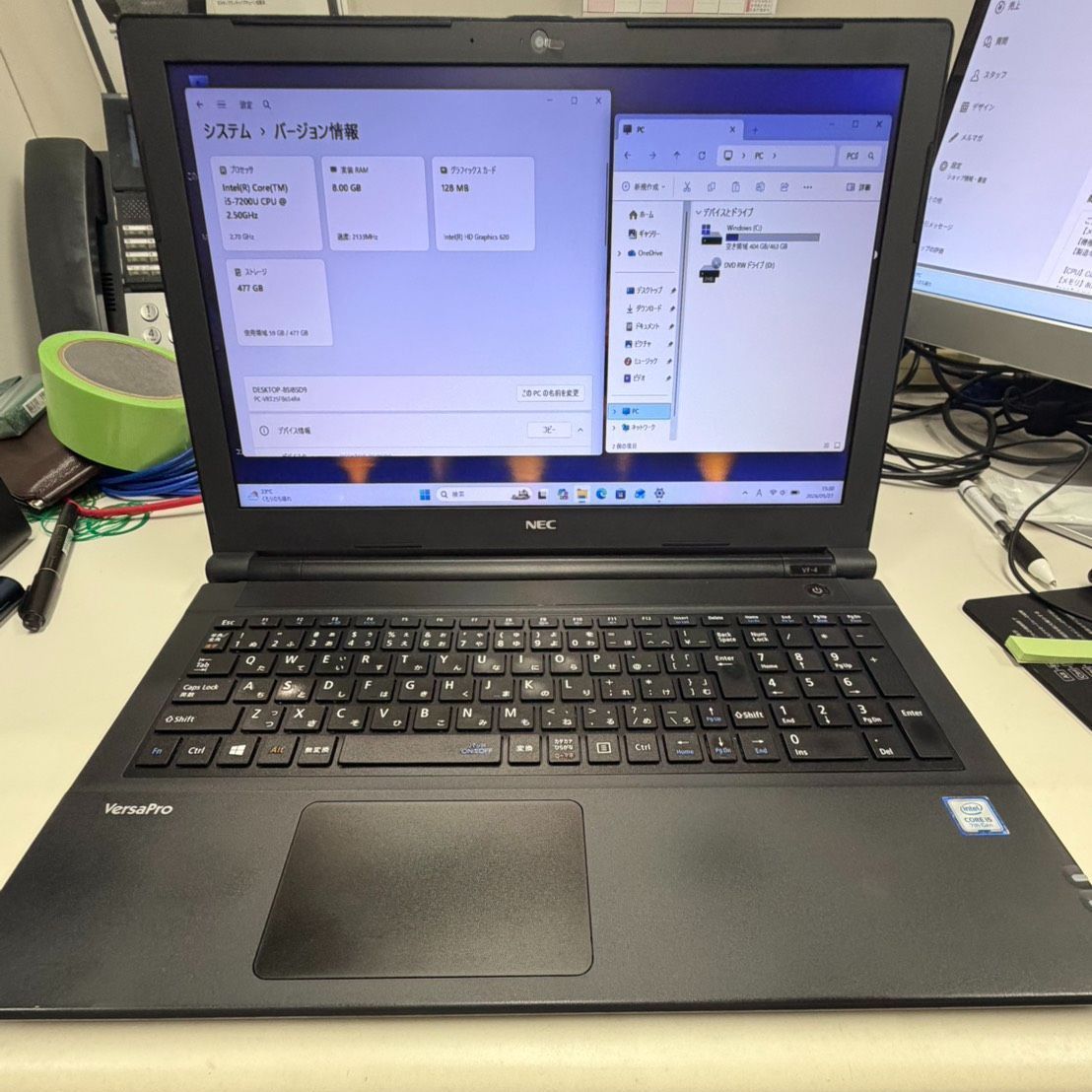 NECノートパソコン VersaPro VRT25F-4