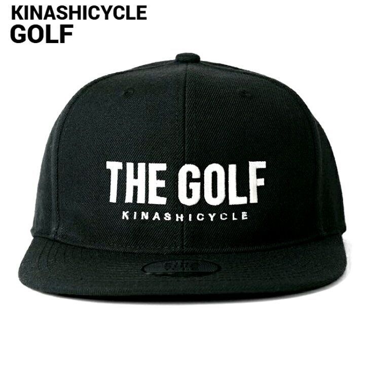 木梨サイクル スナップバックキャップ（THE GOLF2）BLACK KINASHI