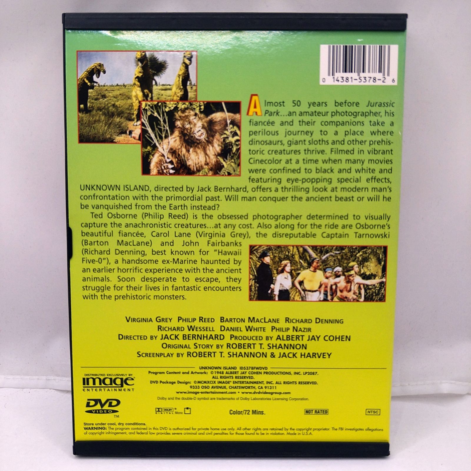 海外版DVD】Unknown Island 1948 「ジュラシックアイランド」 特撮