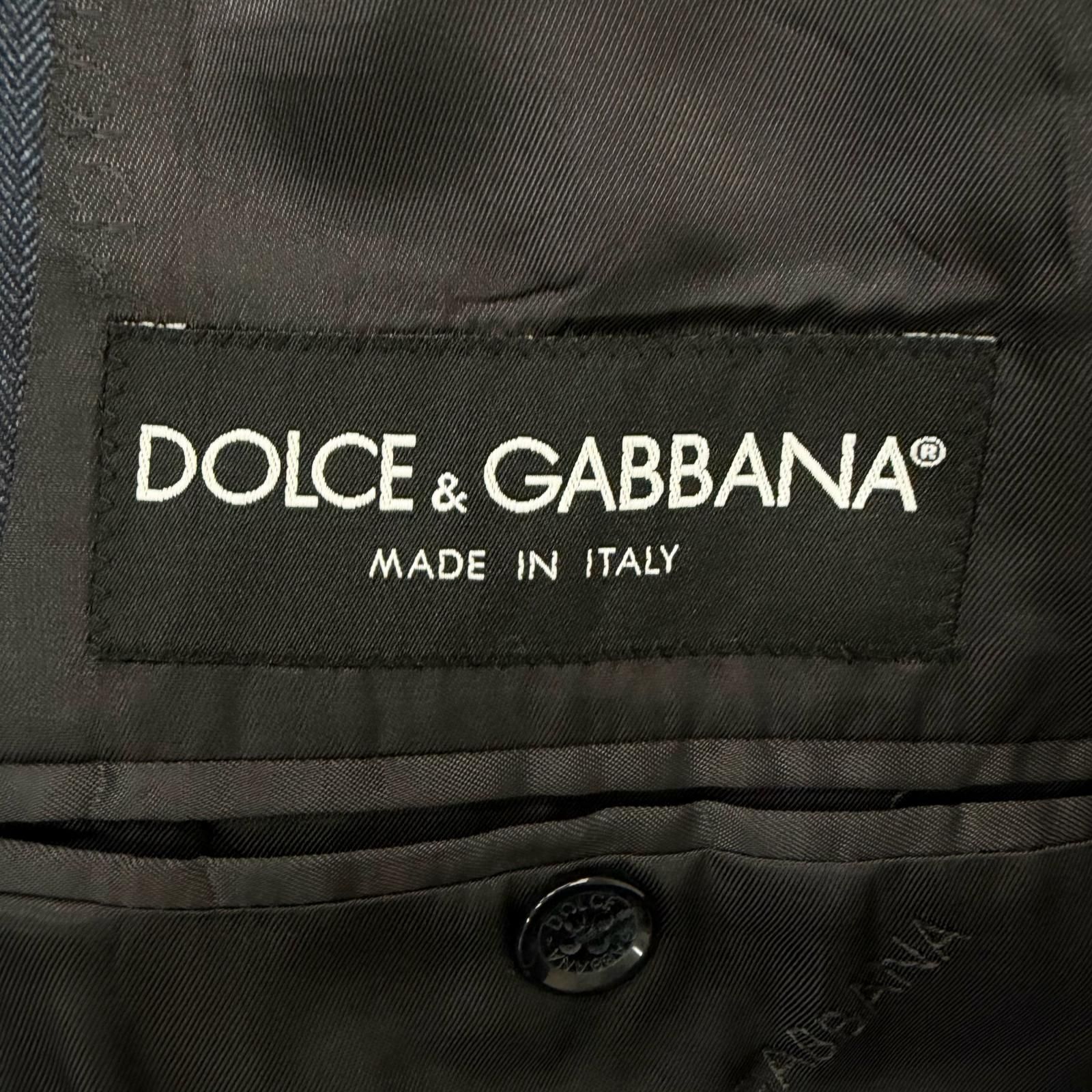 極美品□DOLCE&GABBANA ドルチェ＆ガッバーナ 黒タグ バージンウール