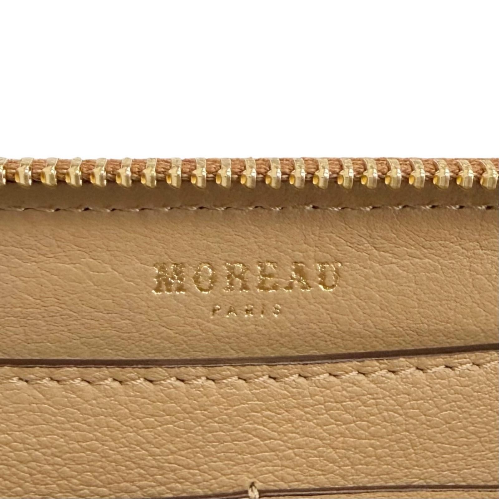 未使用品△MOREAU PARIS モローパリ PZ1216IOVOSTECEI レザー