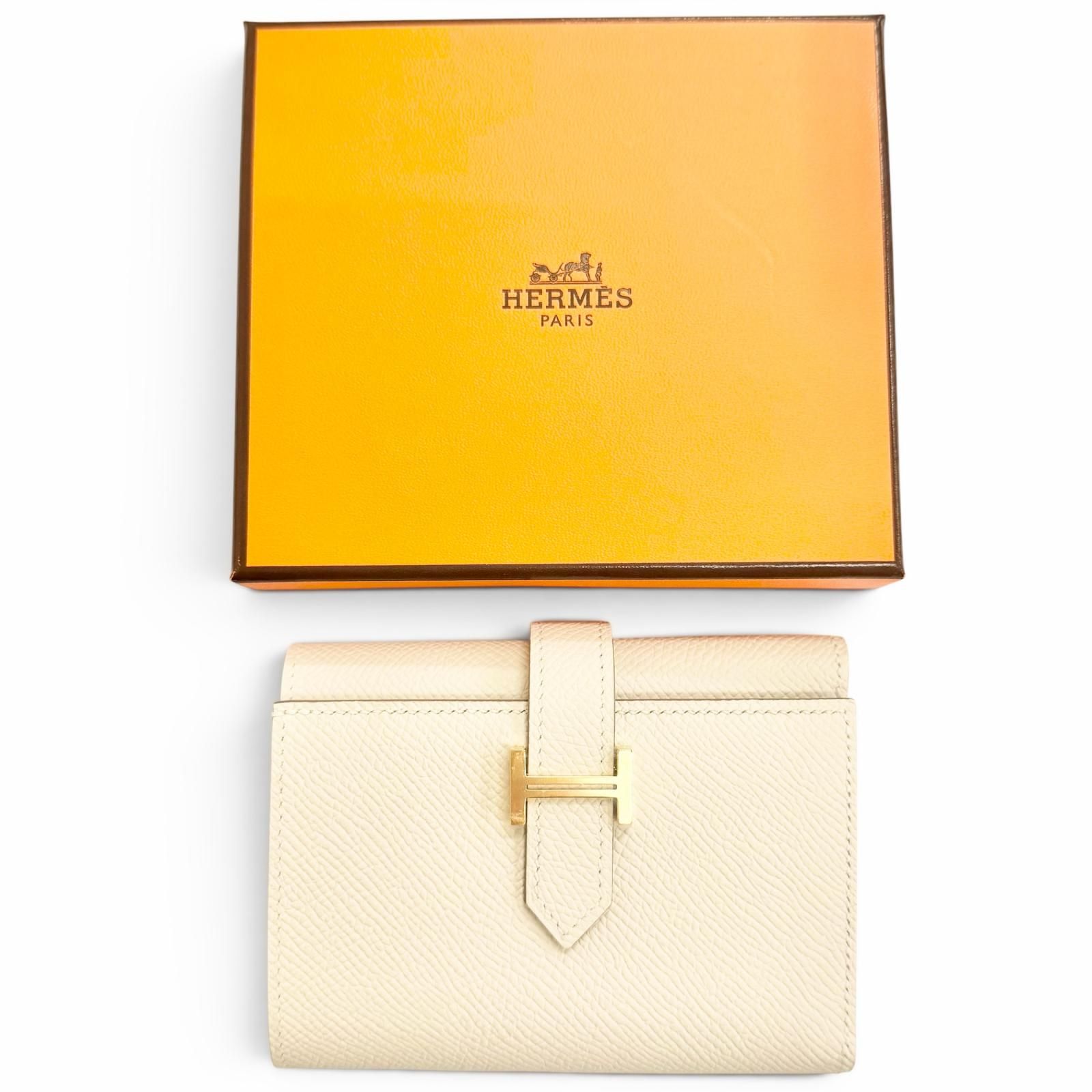 未使用品△HERMES エルメス ベアンコンビネ ヴェルソ ヴォーエプソン