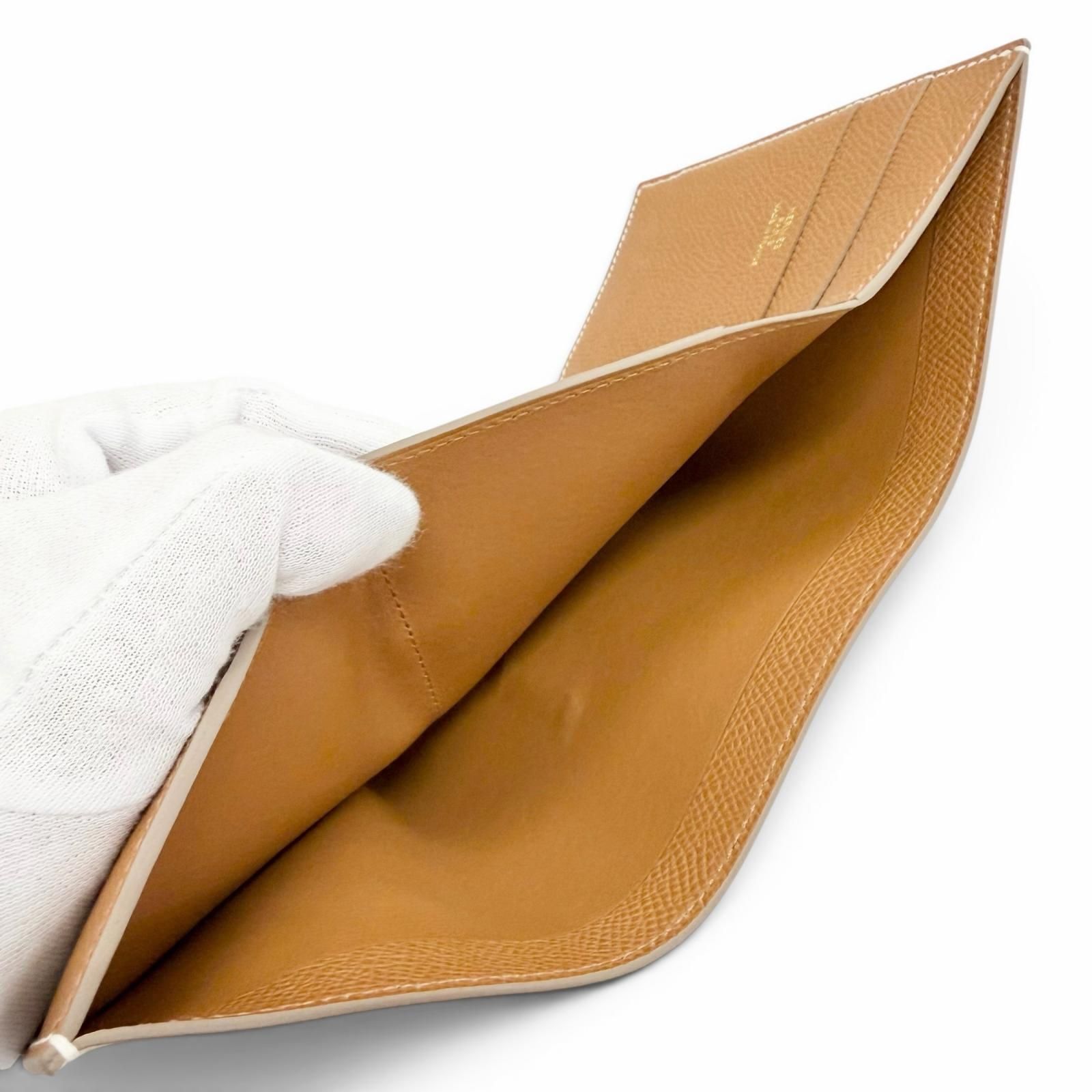 未使用品△HERMES エルメス ベアンコンビネ ヴェルソ ヴォーエプソン 