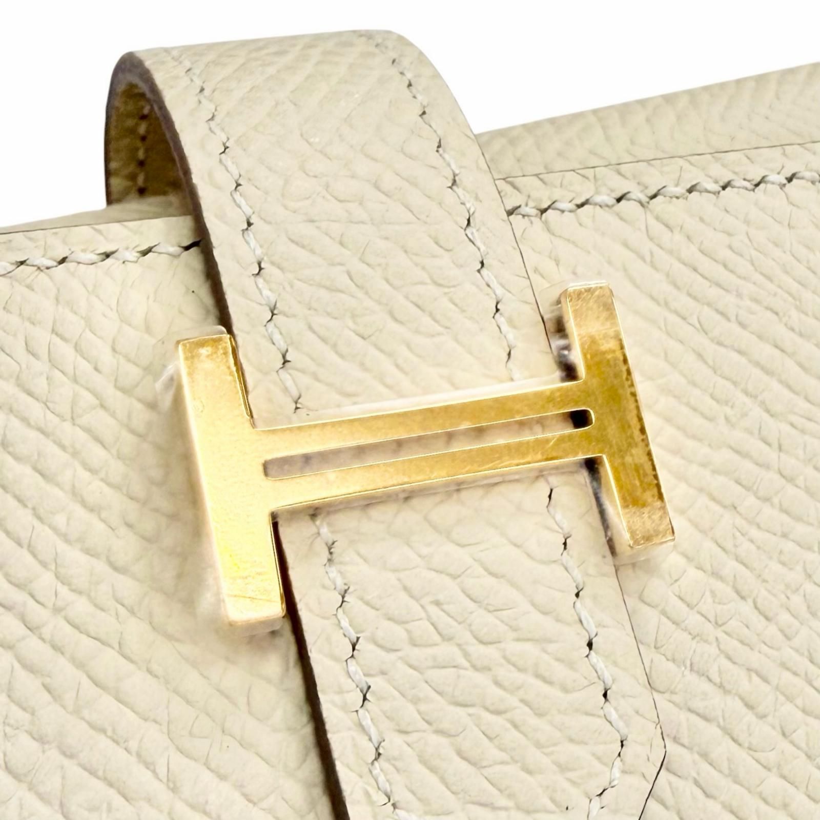 未使用品△HERMES エルメス ベアンコンビネ ヴェルソ ヴォーエプソン