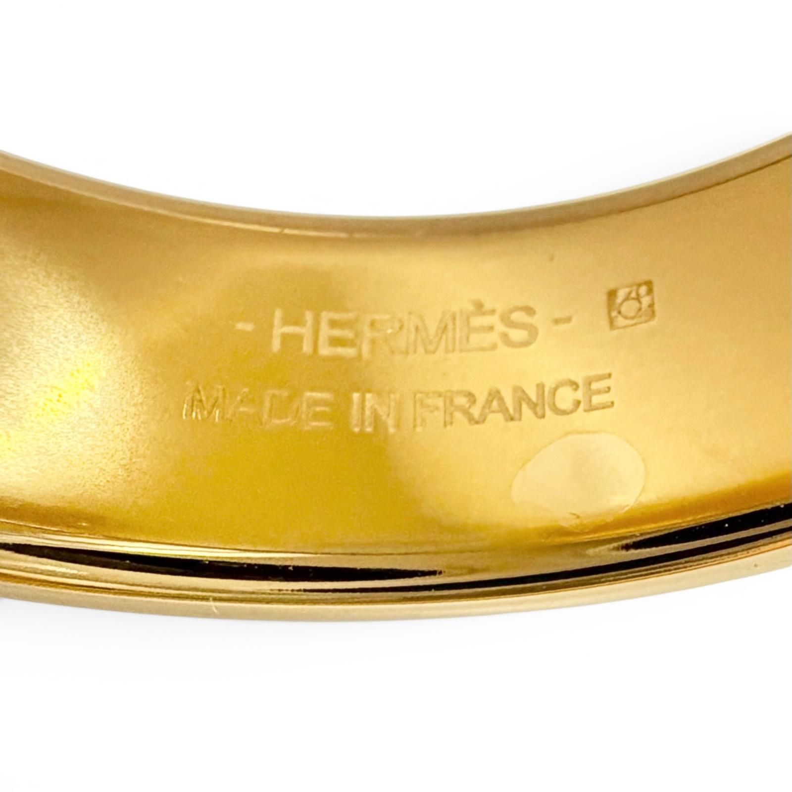 未使用品△HERMES エルメス オランプ GM ピアス ー ゴールド ゴールド