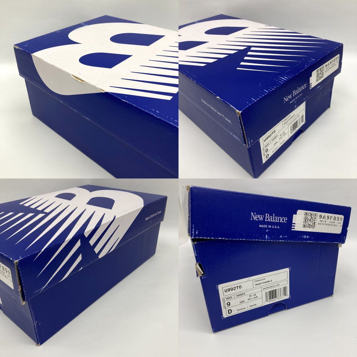 New Balance ニューバランス スニーカー 992 U992TO 新品同様 Dusk