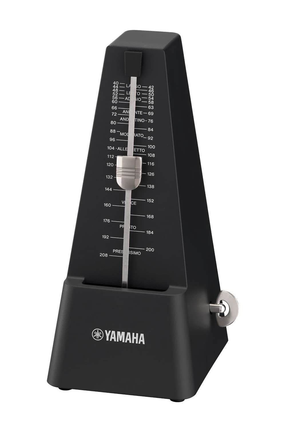 新品 ヤマハ(YAMAHA) メトロノーム ブラック MP-90BK 定番の三角錐スタイル マット仕上げにより指紋が付きにくい仕様 ゼンマイ駆動