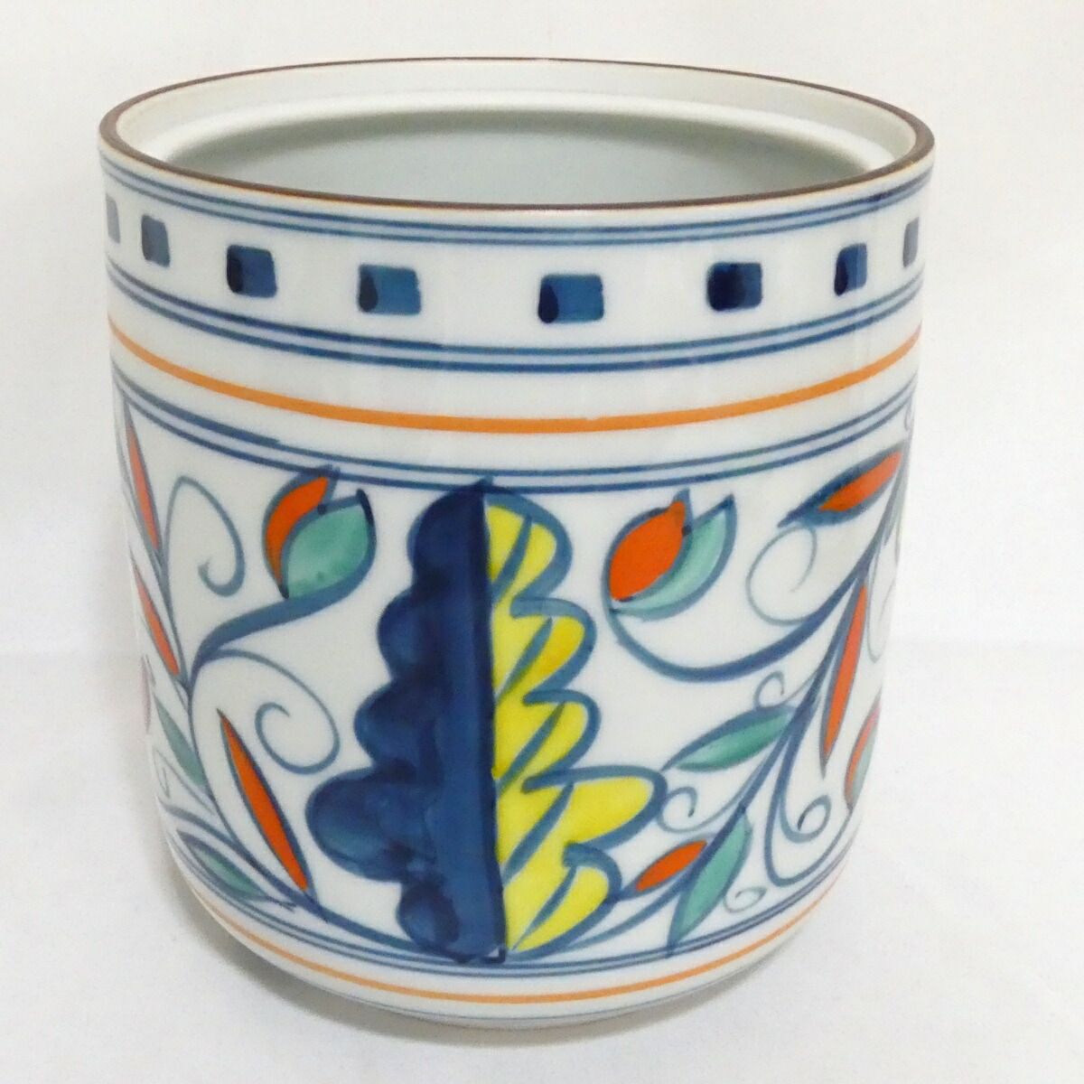 箱なし特売品】平安 洞華作 和蘭陀写 水指 オランダ 紅毛 阿蘭陀