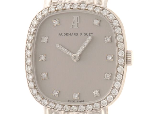 AUDEMARS PIGUET オーデマ・ピゲ コブラ 79174BC.0791 腕時計 K18ホワイトゴールド K18WG 11Pダイヤモンド/ダイヤモンド針　シルバー文字盤 クオーツ レディース【中古】472