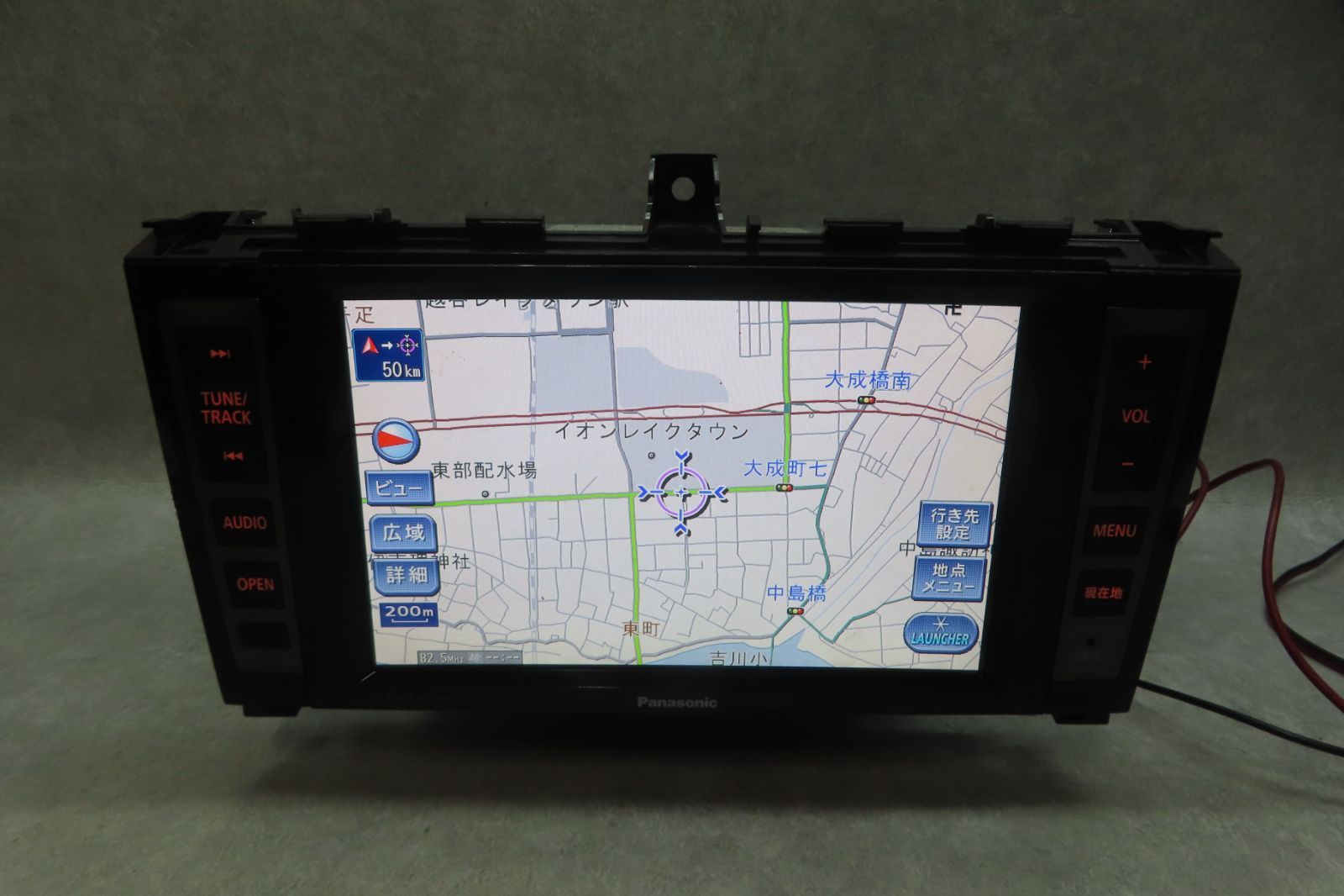 動作保証付★F6627/日産純正 C26 セレナ パナソニック CN-L800SED HDDナビ　地図2012年　地デジTVフルセグ　Bluetooth　CD DVD再生OK