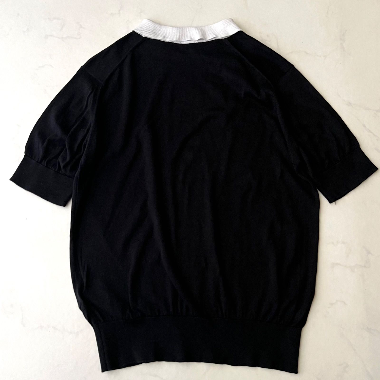 JOHN SMEDLEY (ジョンスメドレー) バイカラー コットンニットポロ 半袖 