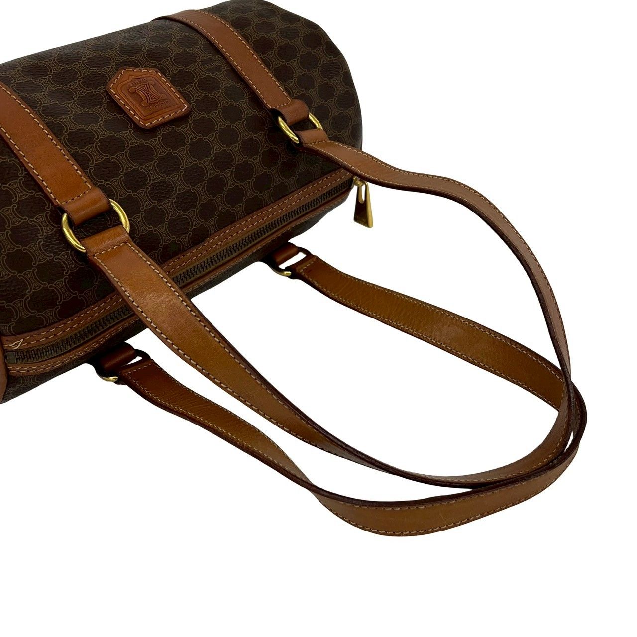 極 美品 CELINE セリーヌ ヴィンテージ マカダム ブラゾン トリオンフ