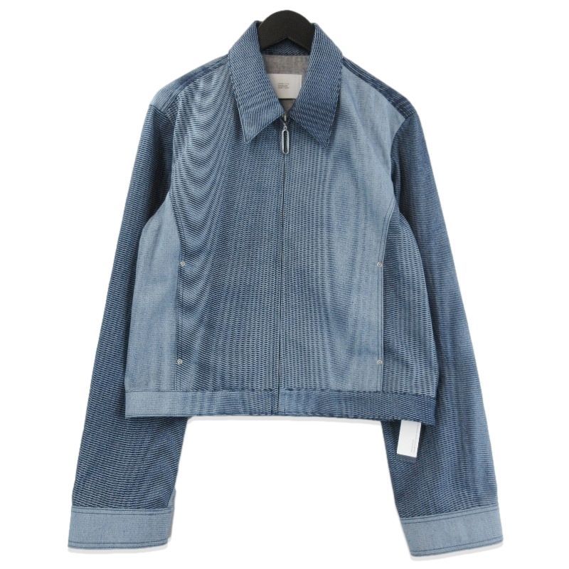 未使用 HATRA ハトラ Mirage Bleach Denim Jacket htr s 26 OU03 ミラージュブリーチ デニムジャケット ネイビー 2 71015815 26,110円