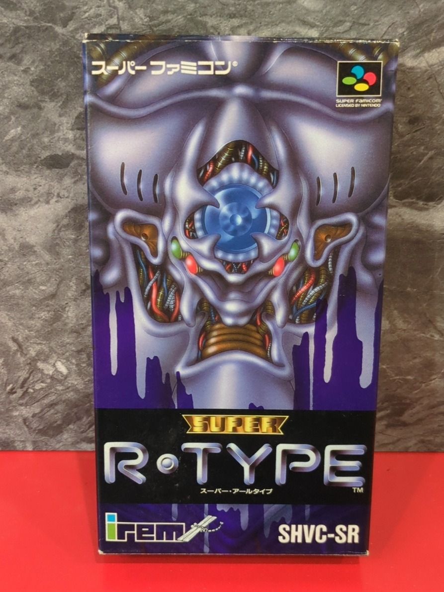 SUPER R-TYPE　スーパーアールタイム　スーパーファミコンソフト　箱・取扱説明書・ハガキ付き