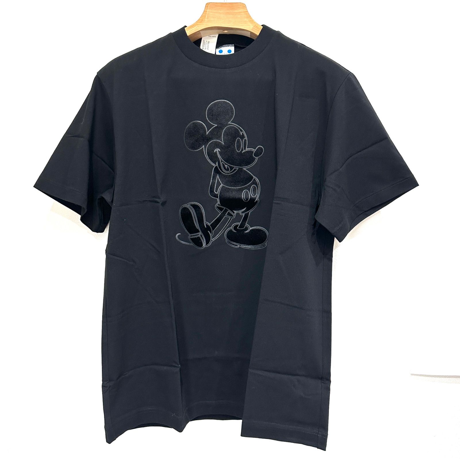 【楠本質店/元住吉】未使用品　N.HOOLYWOOD（エヌハリウッド）× DISNEY COLLECTION　Mickey Mouse　T-SHIRT　ミッキーマウス　ベロアプリント　Tシャツ　サイズ：38（M）