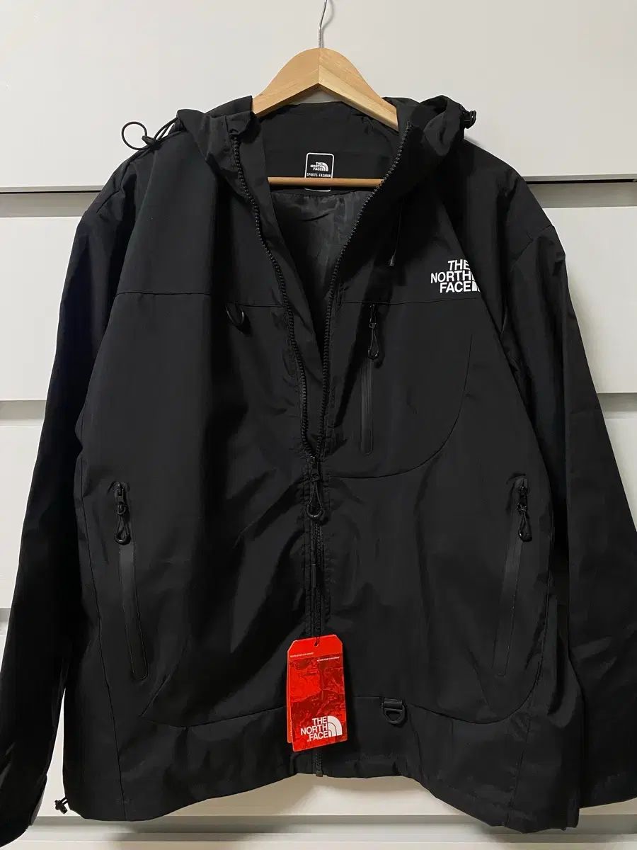 新品 THE NORTH FACE ザノースフェイス ブラック ウィンドブレーカー